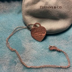 Tiffany & Co.  Classic Sterling Silver Heart Necklace 💕